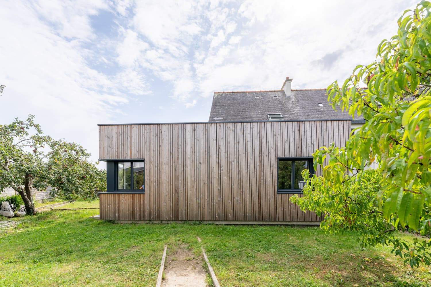 Extension d'une maison castor des années 60, Lorient