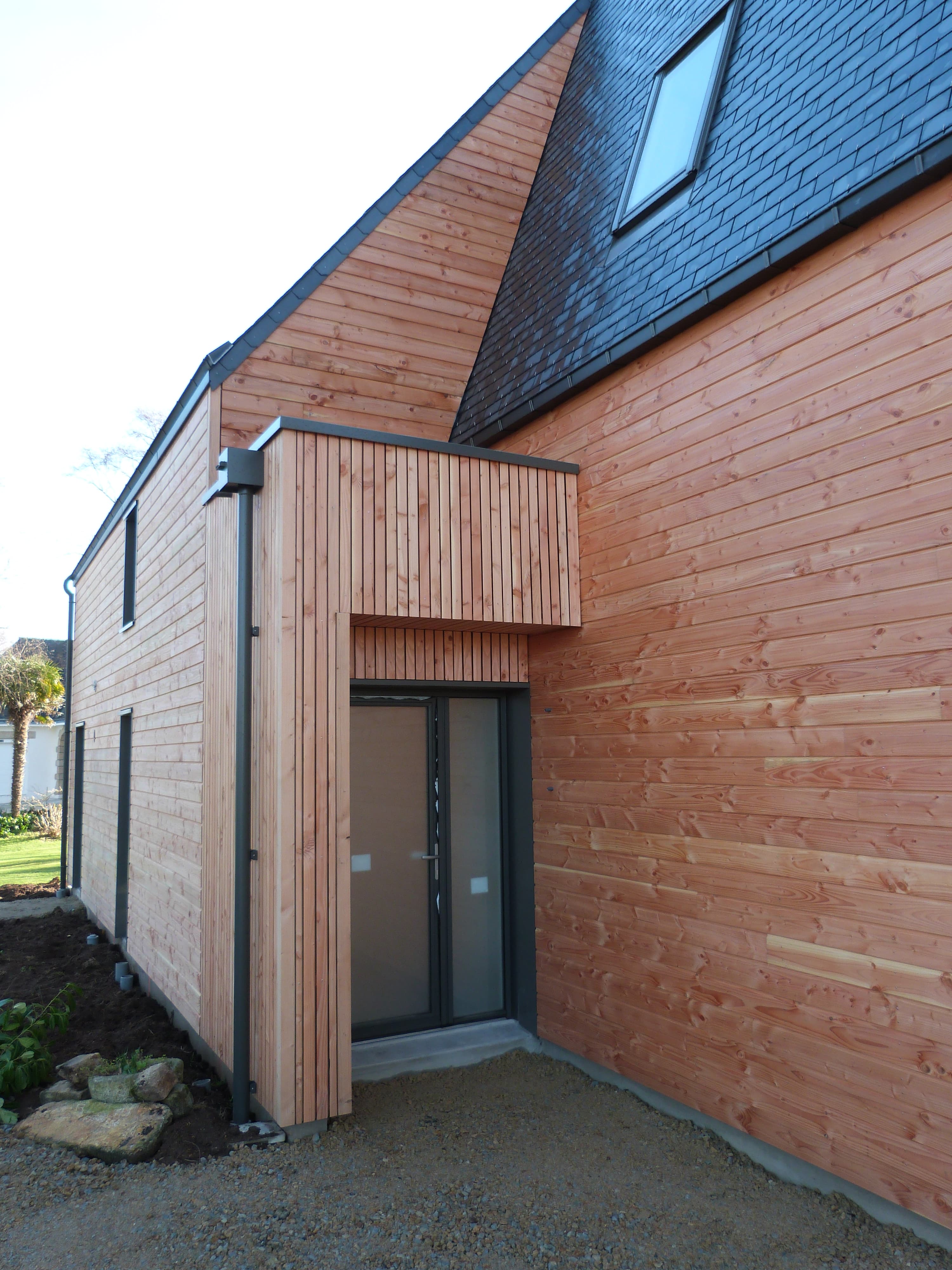 Création d'une maison d'habitation à ossature bois, Ploemeur