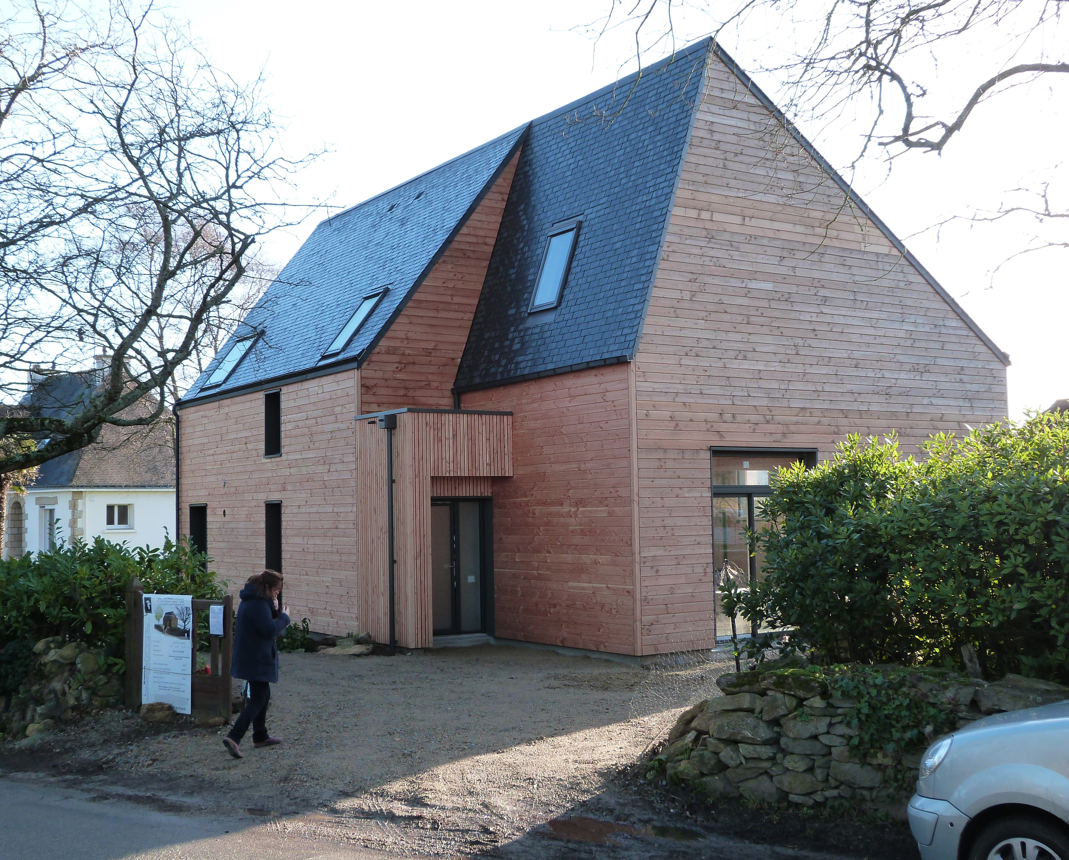 Création d'une maison d'habitation à ossature bois, Ploemeur