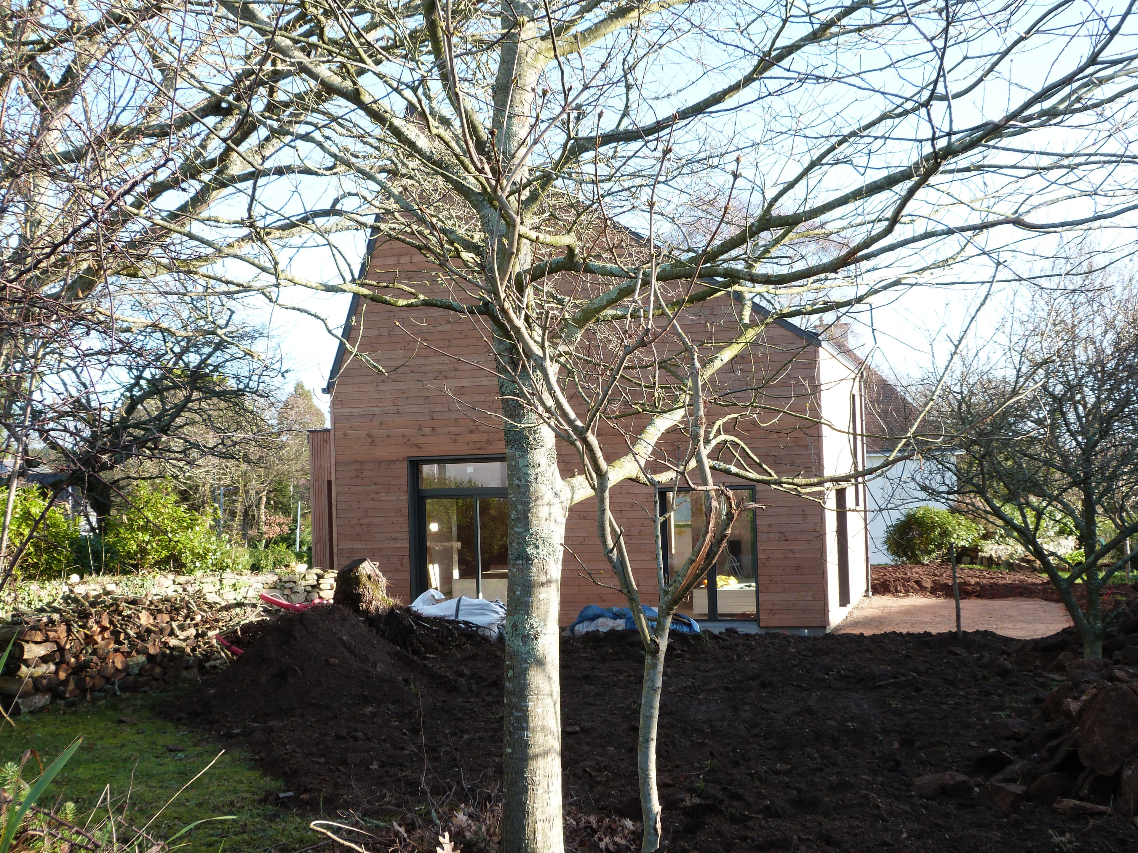 Création d'une maison d'habitation à ossature bois, Ploemeur