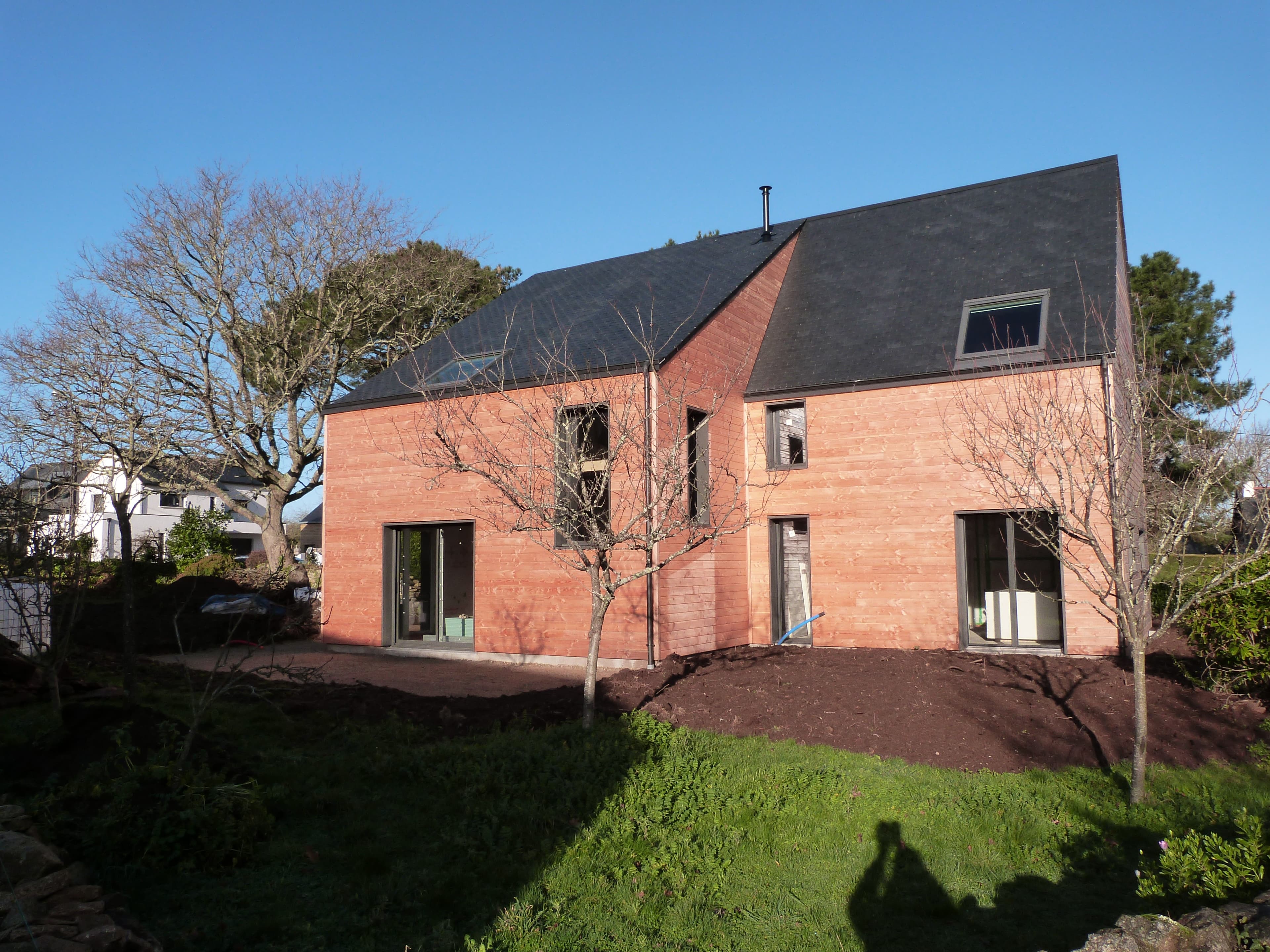 Création d'une maison d'habitation à ossature bois, Ploemeur